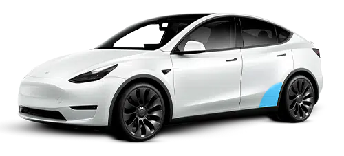 PPF stenslagsfolie til Tesla model Y - Basis pakken