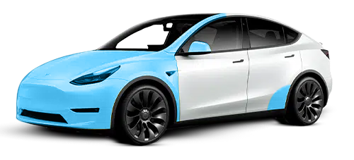 PPF stenslagsfolie til Tesla model Y - Fuld front